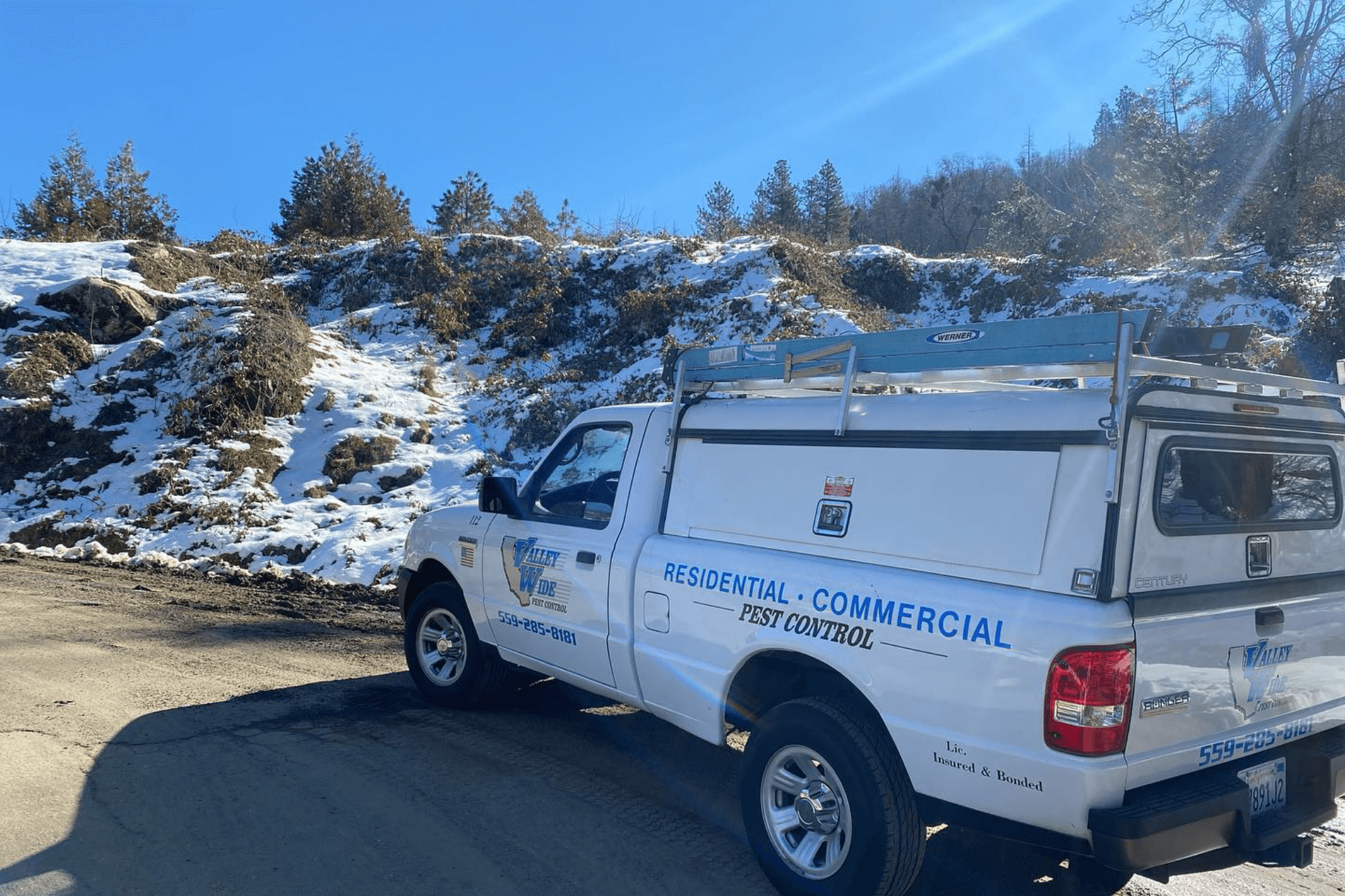 Valley Wide Pest Control truck