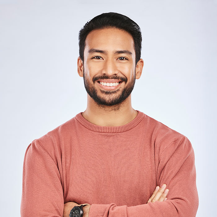 Friendly technician portrait