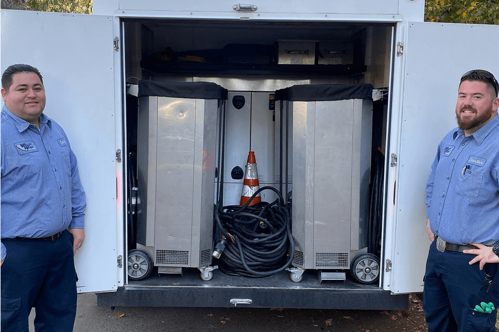 Full Property Protection Pest control technicians with equipment