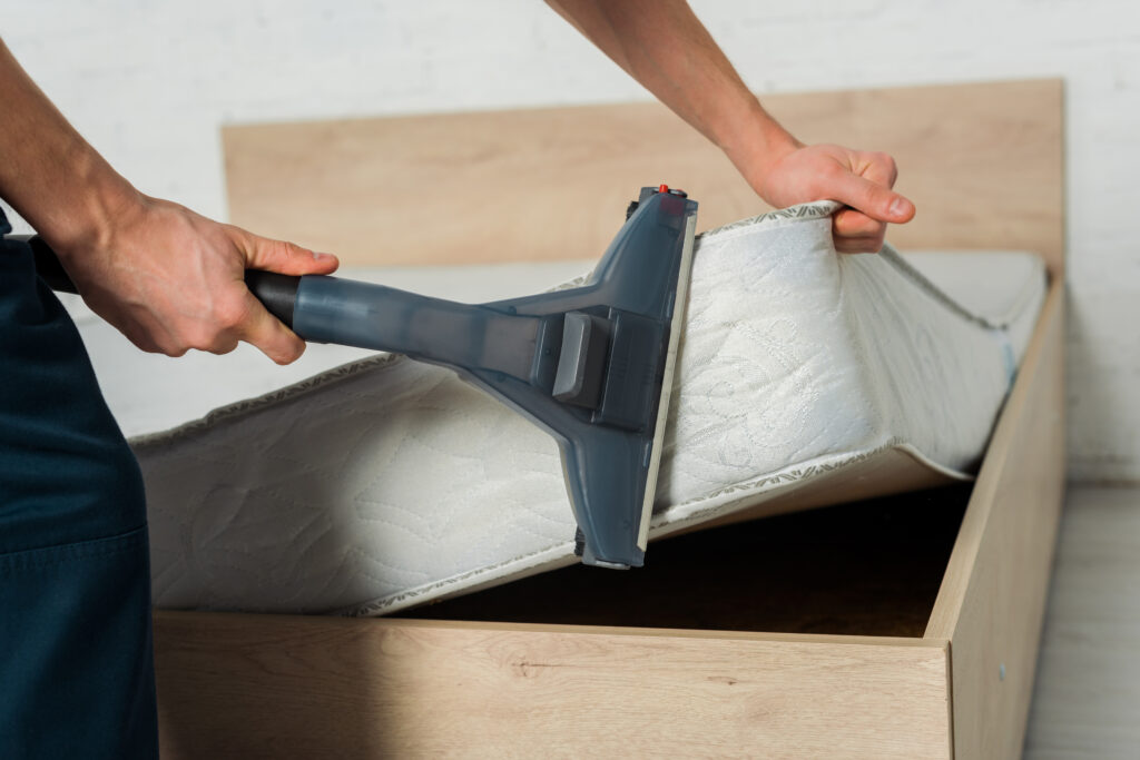 Vacuuming mattress bed bugs