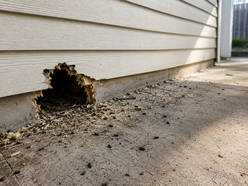 Rodent entry point